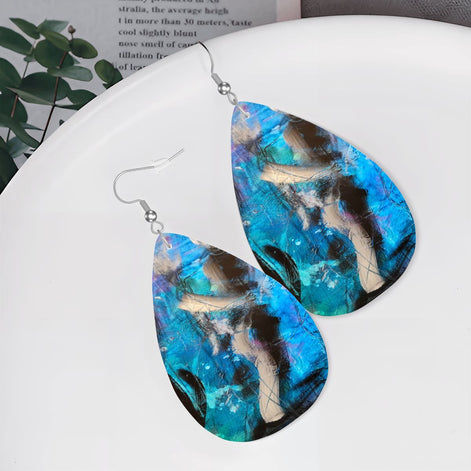 In Motion — Original Art Earrings by Leeorah