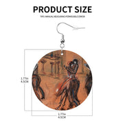 Golden — Original Art Earrings by Leeorah