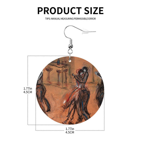 Golden — Original Art Earrings by Leeorah