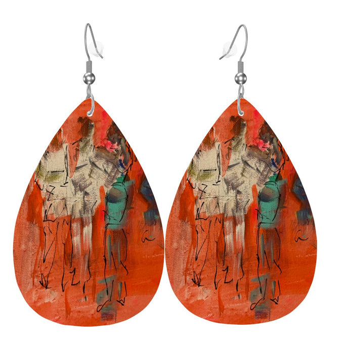 From Cairns — Original Art Earrings by Leeorah