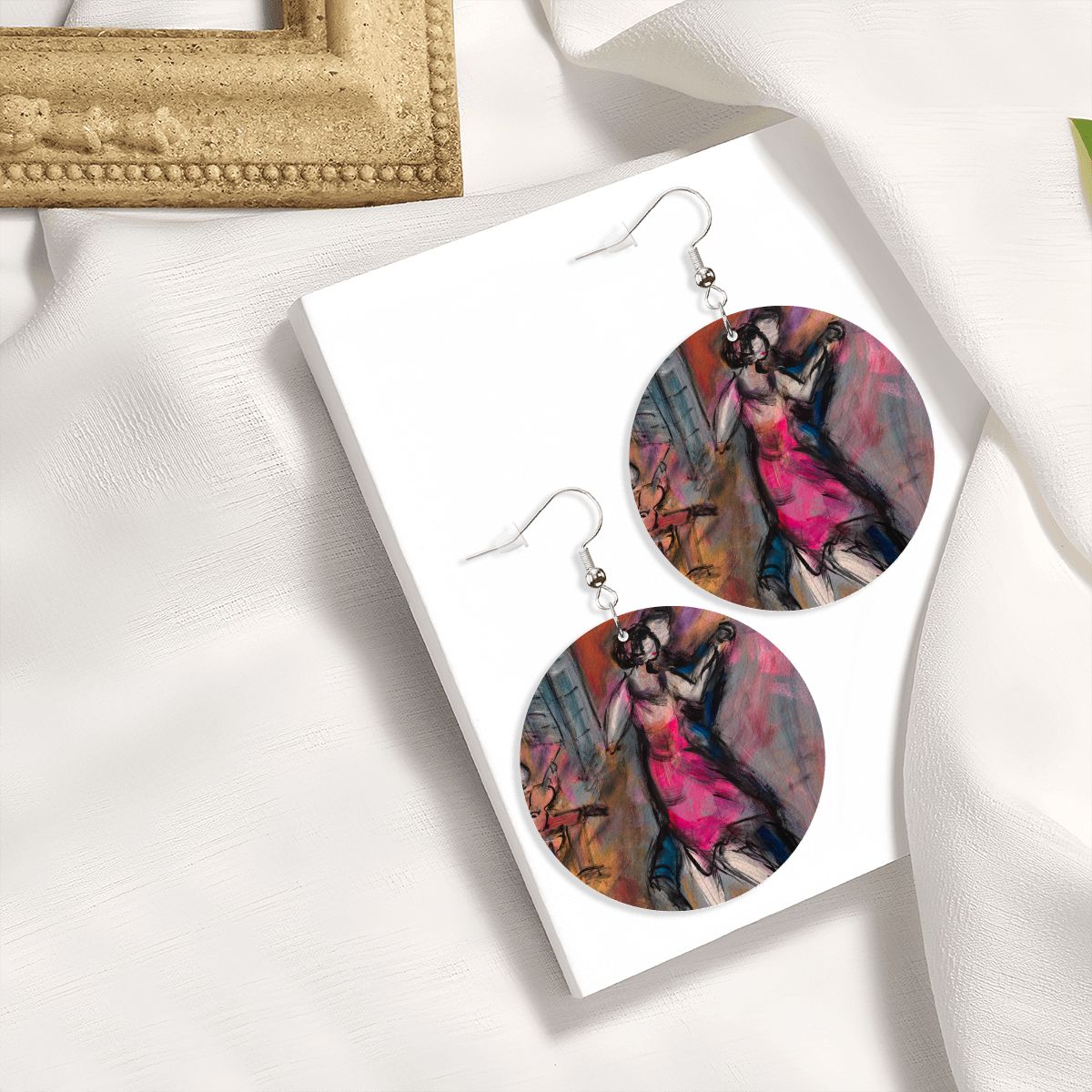 Paris — Original Art Earrings by Leeorah