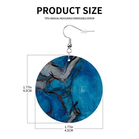 Dance Me — Original Art Earrings by Leeorah