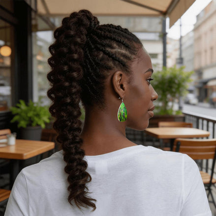 The Daniel — Original Art Earrings by Leeorah