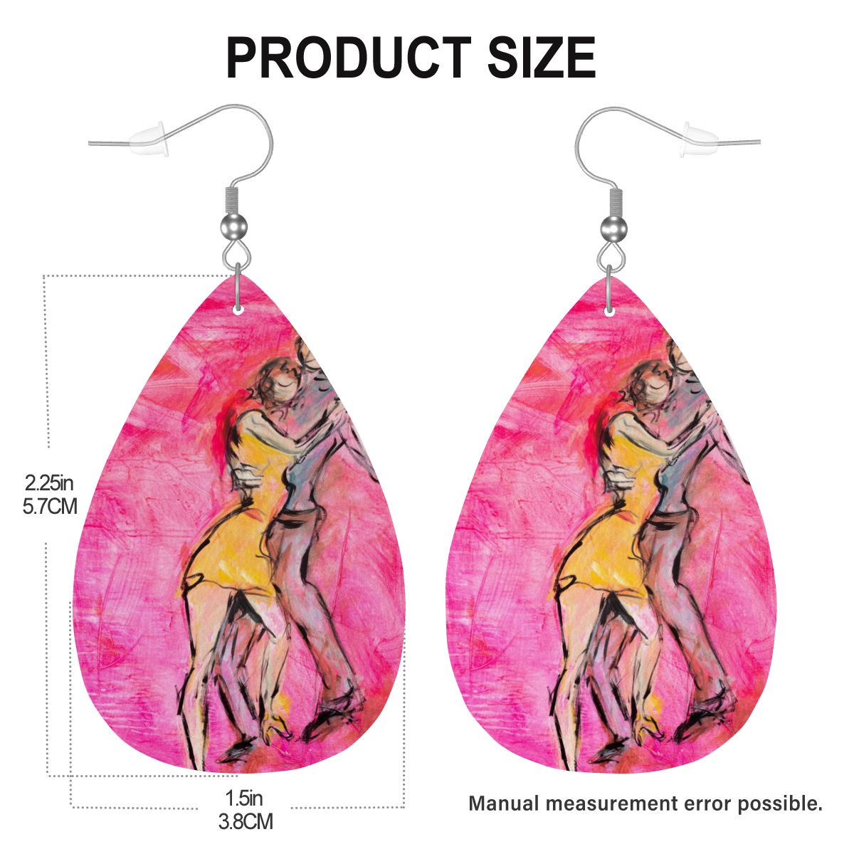 Hold Me — Original Art Earrings by Leeorah