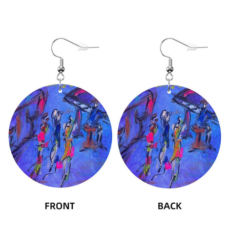Winner — Original Art Earrings by Leeorah