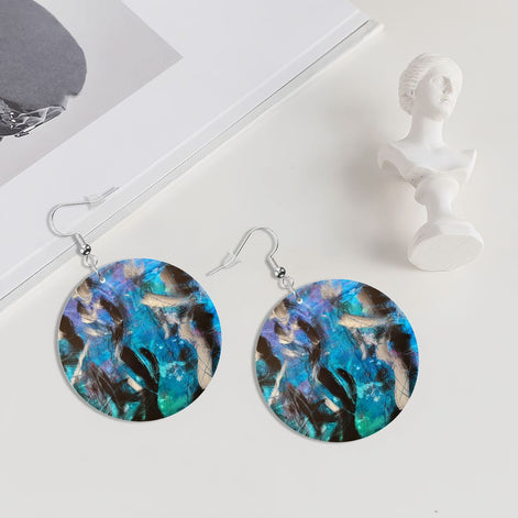 Fluid Dance — Original Art Earrings by Leeorah