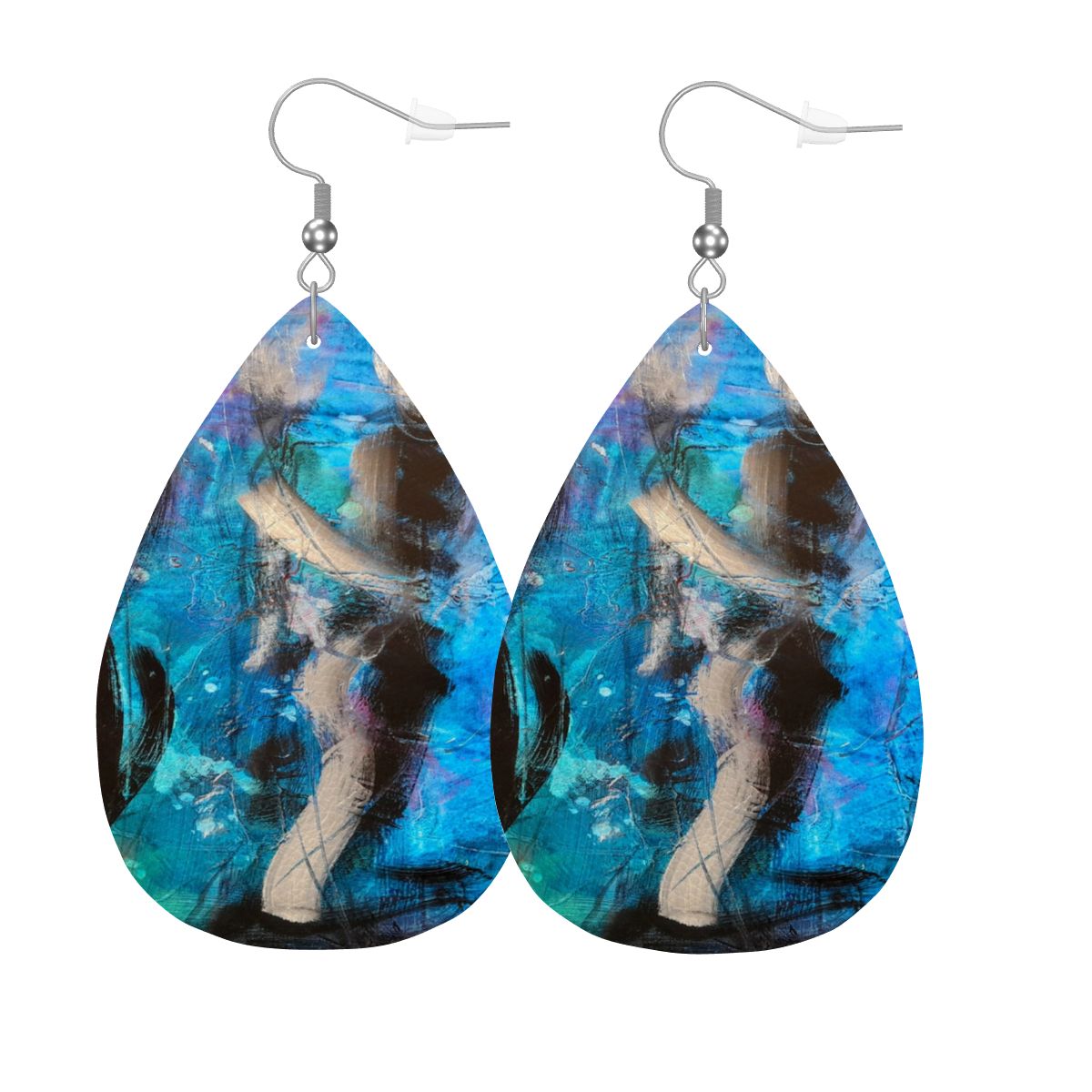 In Motion — Original Art Earrings by Leeorah