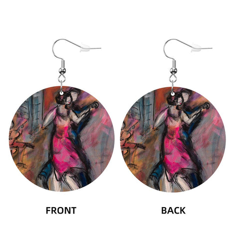 Paris — Original Art Earrings by Leeorah