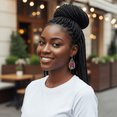 The Parisian — Original Art Earrings by Leeorah