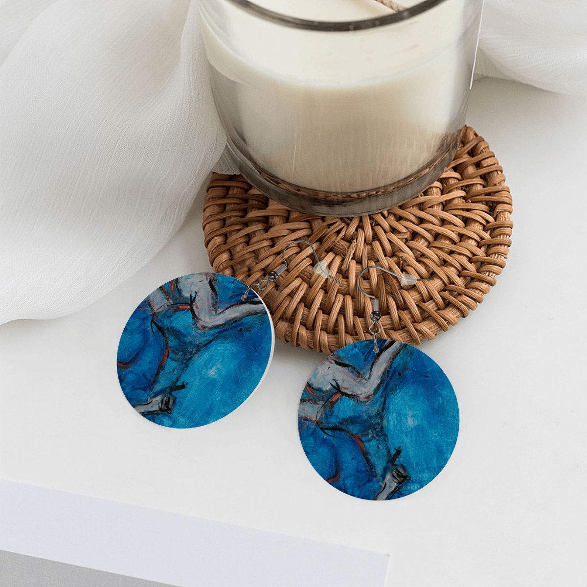 Dance Me — Original Art Earrings by Leeorah