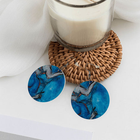 Dance Me — Original Art Earrings by Leeorah