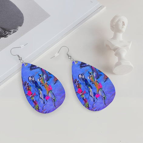 Winners — Original Art Earrings by Leeorah