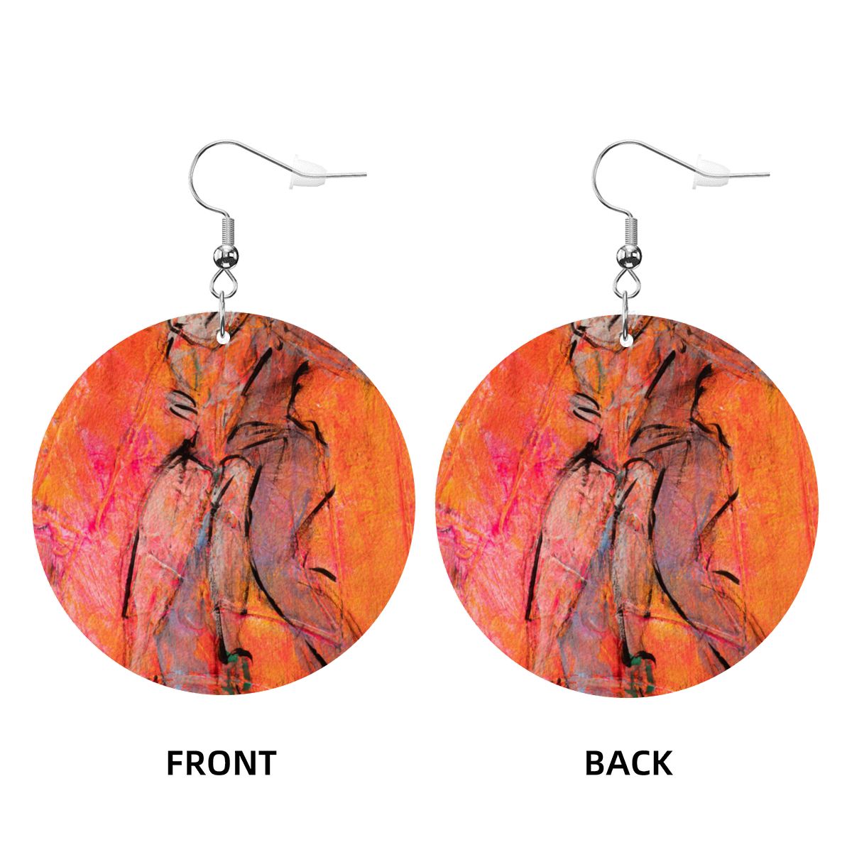 Kizomba — Original Art Earrings by Leeorah