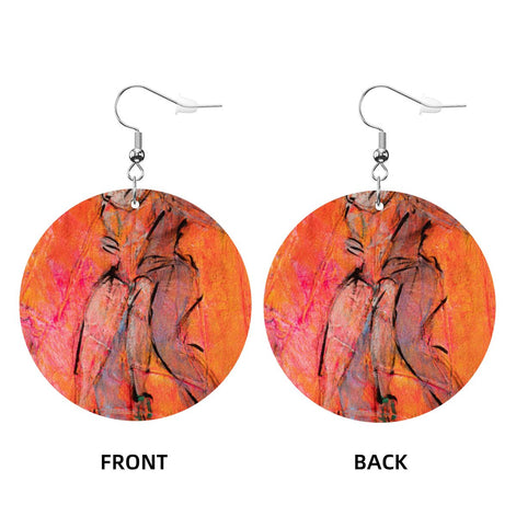 Kizomba — Original Art Earrings by Leeorah