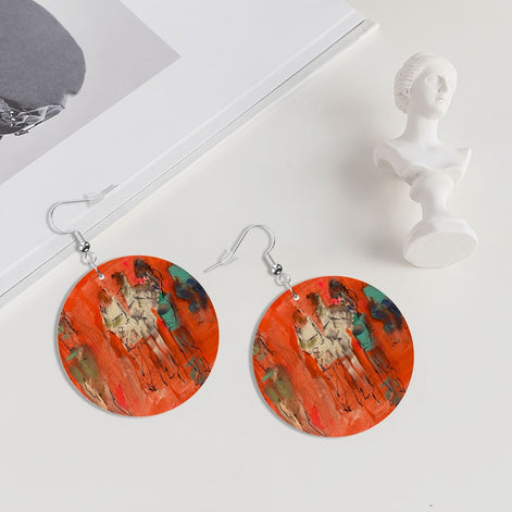 The Cairns — Original Art Earrings by Leeorah