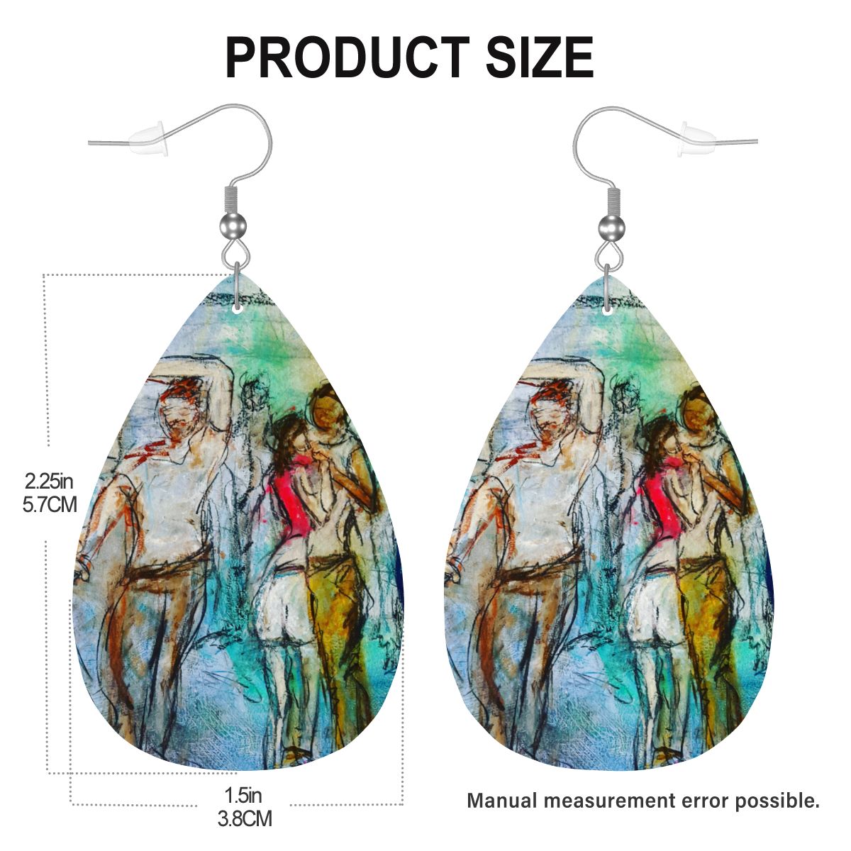 Best Night — Original Art Earrings by Leeorah