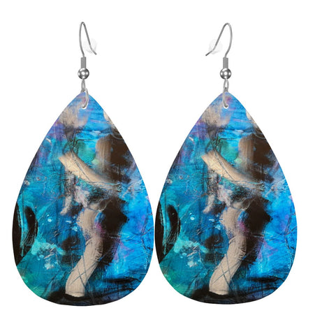 In Motion — Original Art Earrings by Leeorah