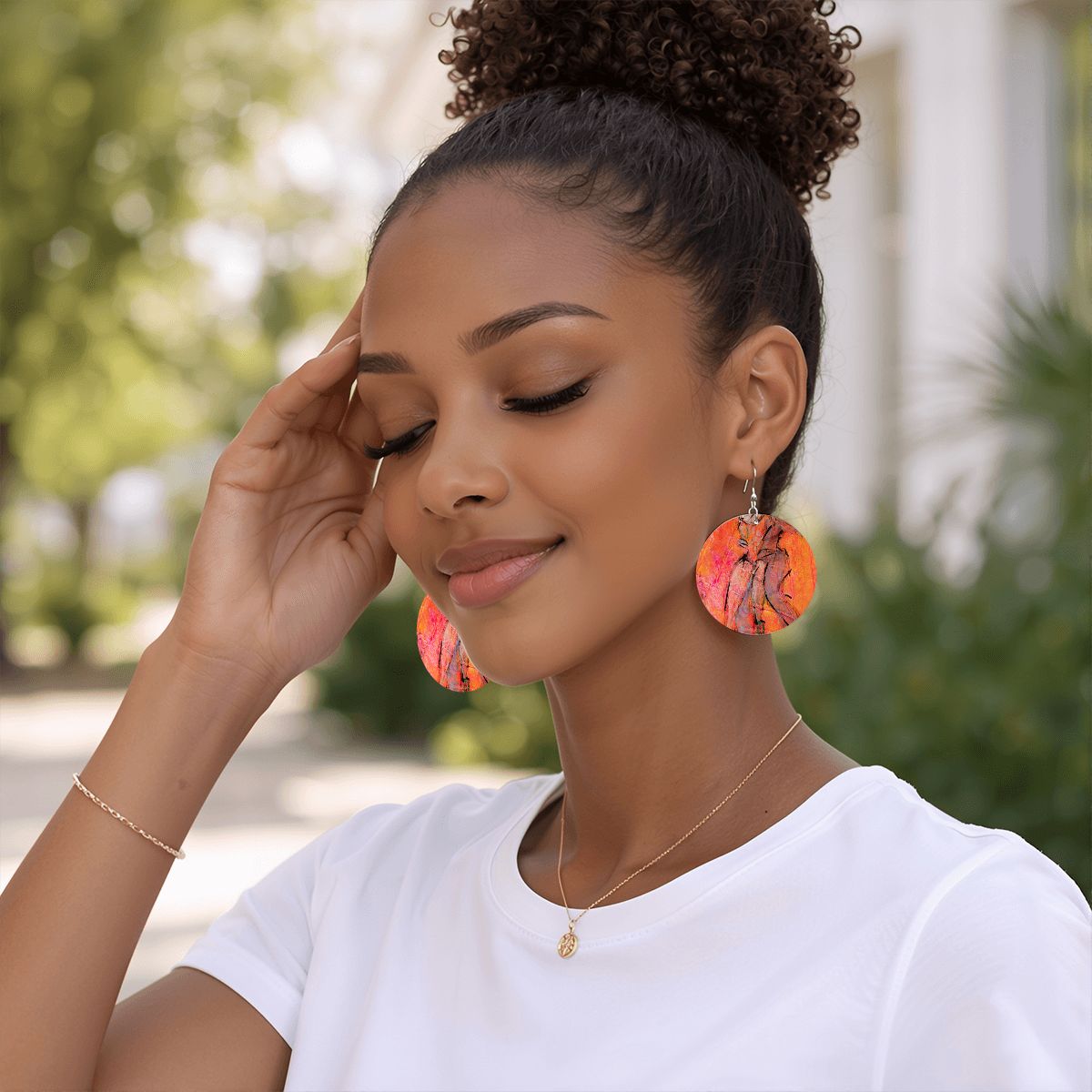 Kizomba — Original Art Earrings by Leeorah