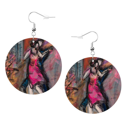Paris — Original Art Earrings by Leeorah