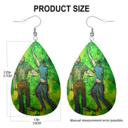 The Daniel — Original Art Earrings by Leeorah