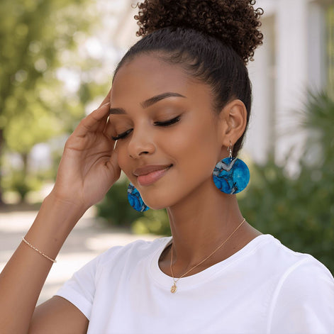 Dance Me — Original Art Earrings by Leeorah