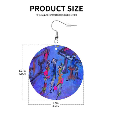 Winner — Original Art Earrings by Leeorah
