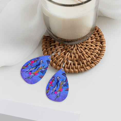 Winners — Original Art Earrings by Leeorah