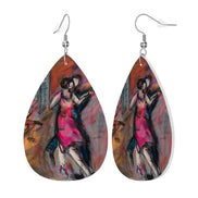 The Parisian — Original Art Earrings by Leeorah