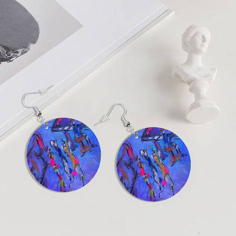 Winner — Original Art Earrings by Leeorah