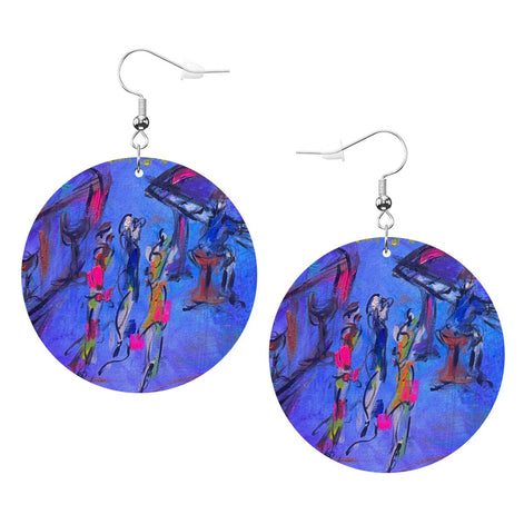 Winner — Original Art Earrings by Leeorah