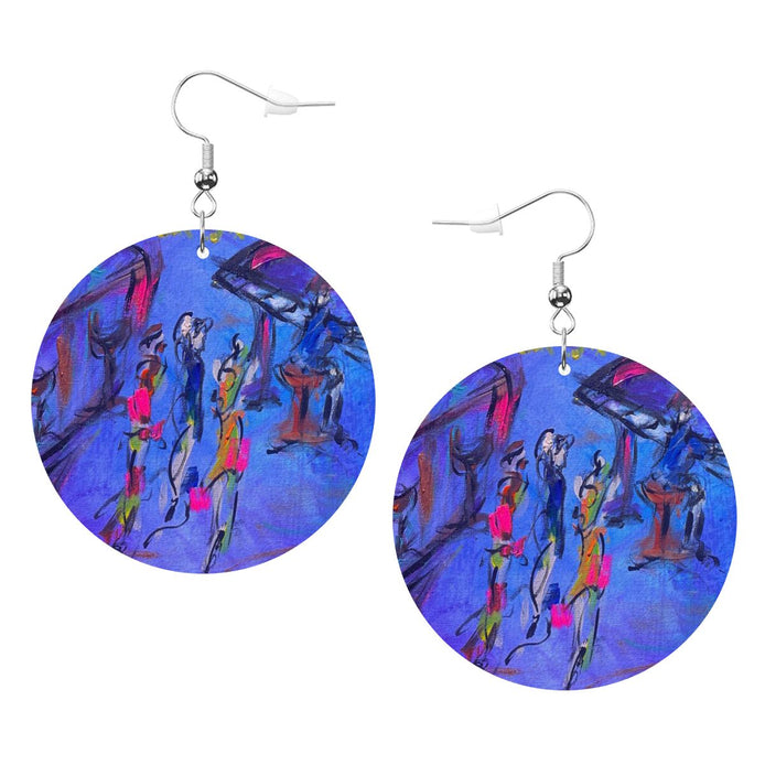 Winner — Original Art Earrings by Leeorah