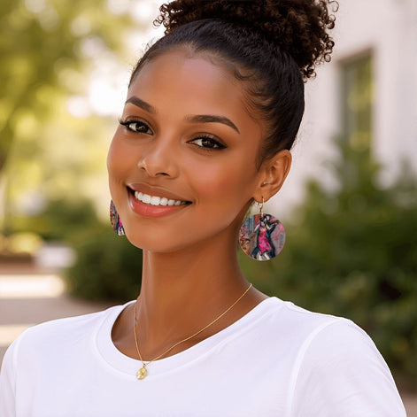 Paris — Original Art Earrings by Leeorah