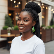 The Daniel — Original Art Earrings by Leeorah