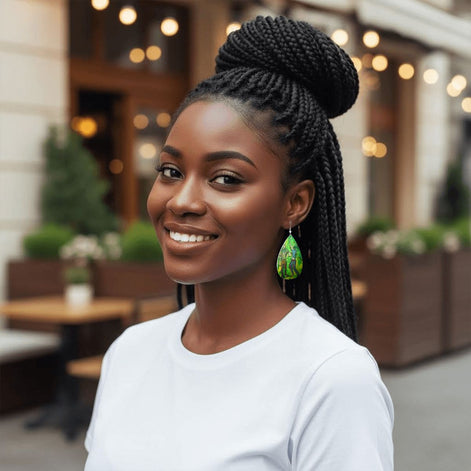 The Daniel — Original Art Earrings by Leeorah