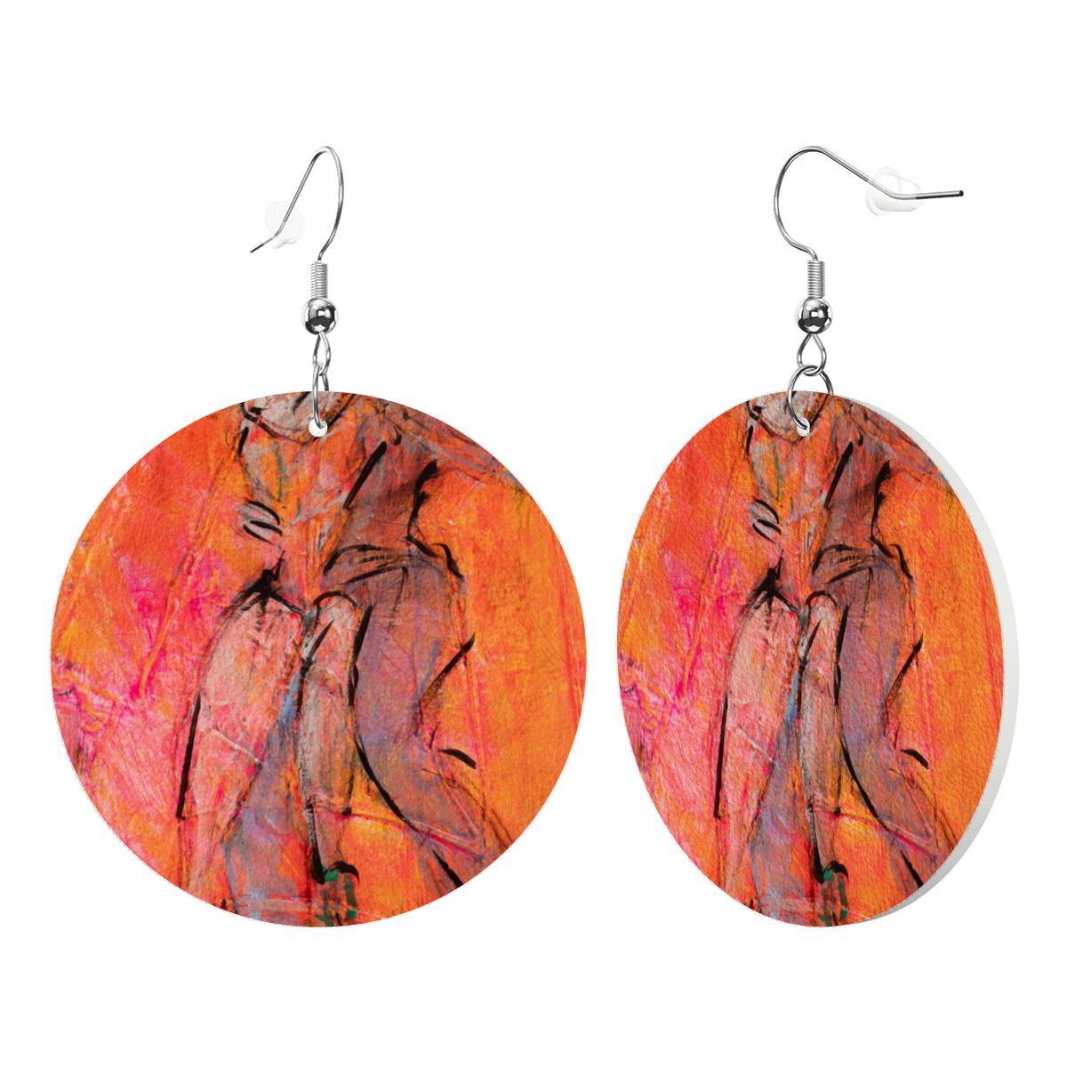 Kizomba — Original Art Earrings by Leeorah