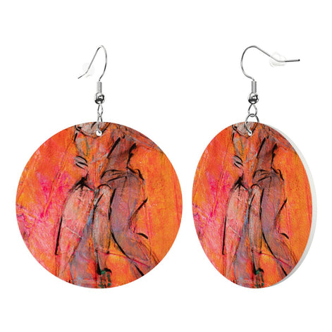 Kizomba — Original Art Earrings by Leeorah