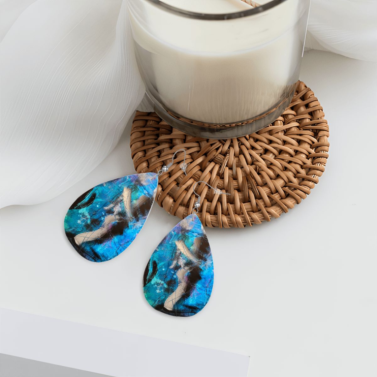 In Motion — Original Art Earrings by Leeorah