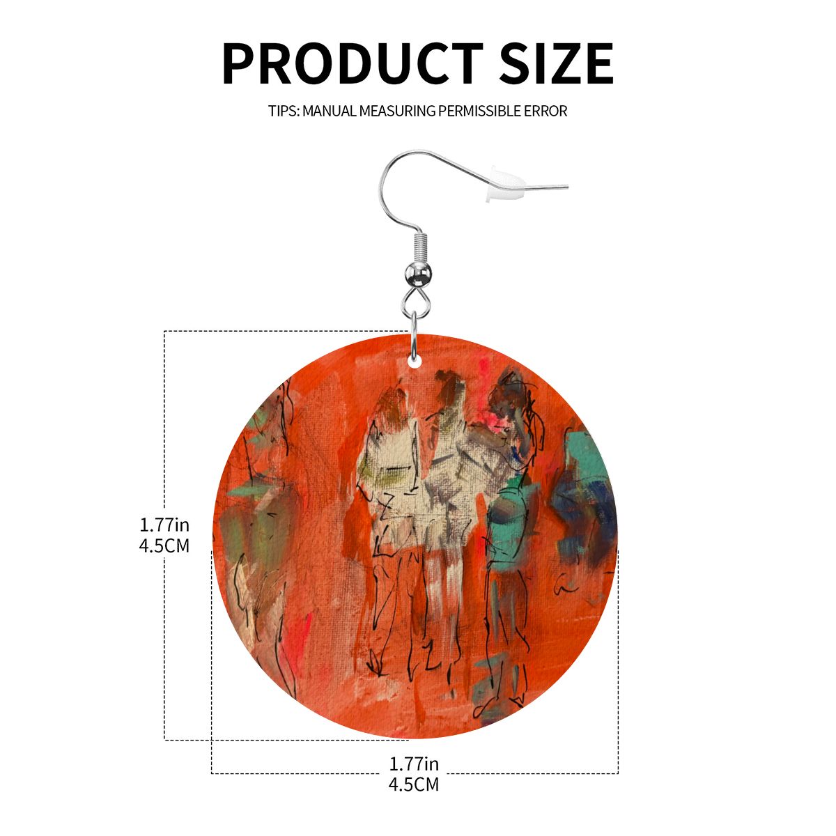 The Cairns — Original Art Earrings by Leeorah