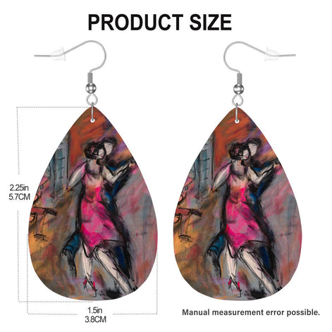 The Parisian — Original Art Earrings by Leeorah