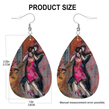 The Parisian — Original Art Earrings by Leeorah