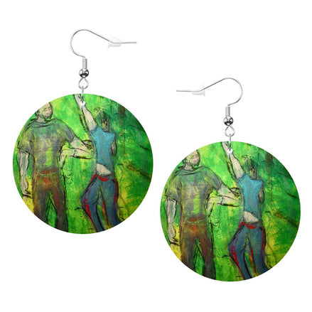 Samba — Original Art Earrings by Leeorah