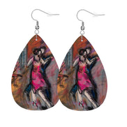 The Parisian — Original Art Earrings by Leeorah