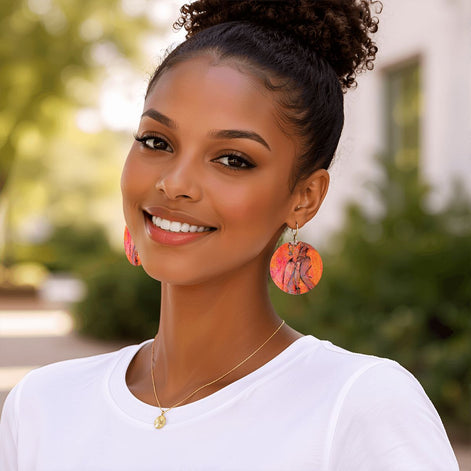 Kizomba — Original Art Earrings by Leeorah