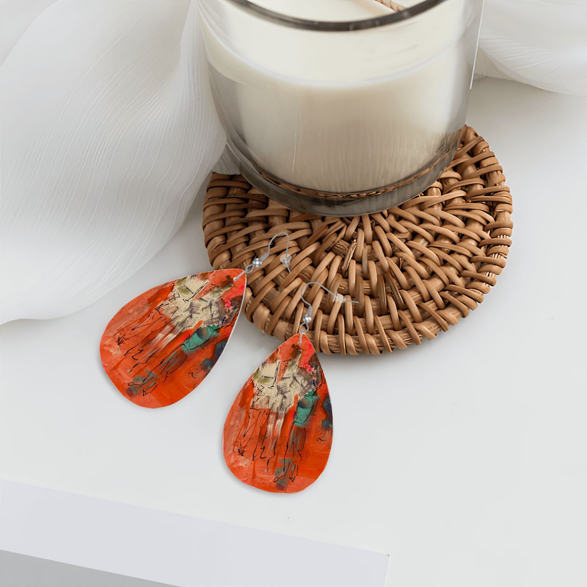 From Cairns — Original Art Earrings by Leeorah