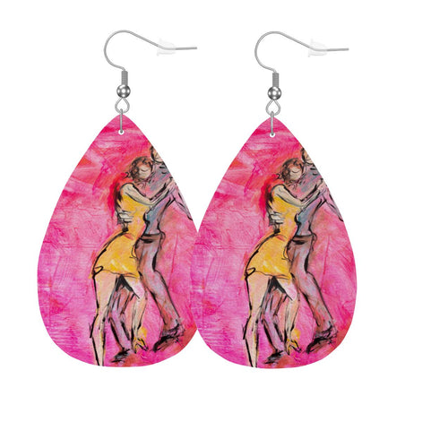 Hold Me — Original Art Earrings by Leeorah