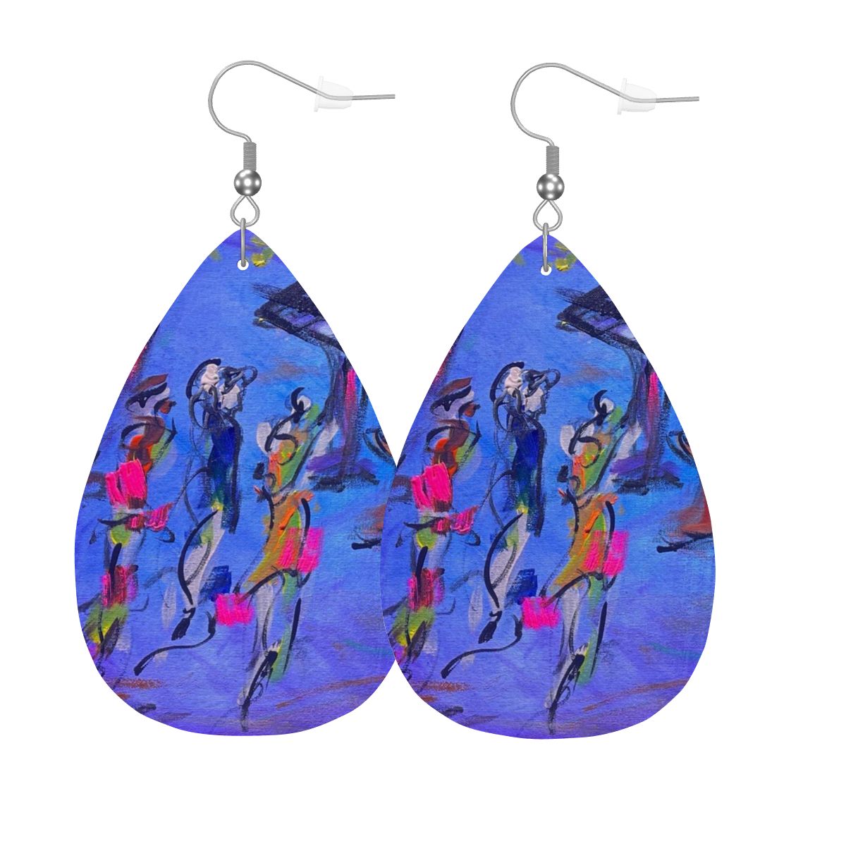 Winners — Original Art Earrings by Leeorah