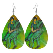 The Verde — Original Art Earrings by Leeorah