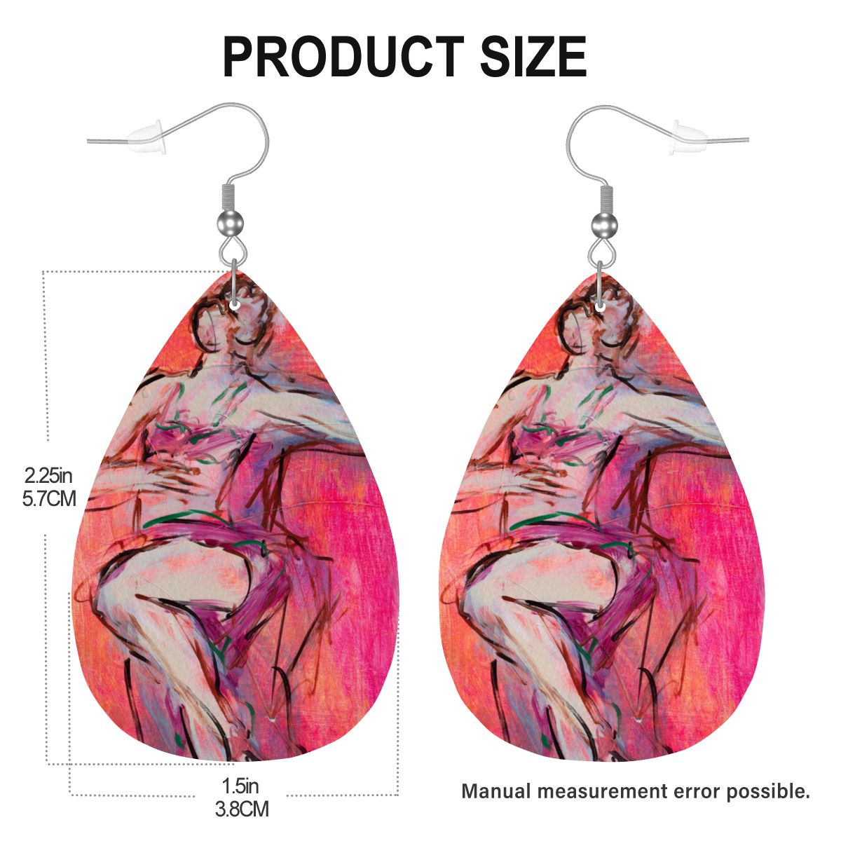 The Twist — Original Art Earrings by Leeorah