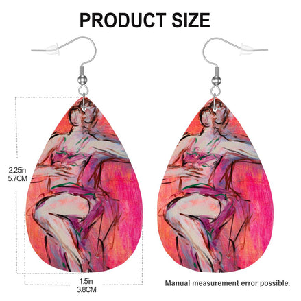 The Twist — Original Art Earrings by Leeorah