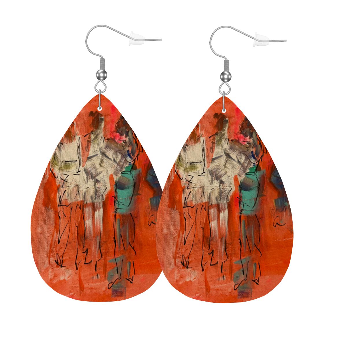 From Cairns — Original Art Earrings by Leeorah